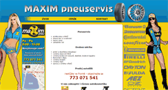 Desktop Screenshot of maxim-pneuservis.cz